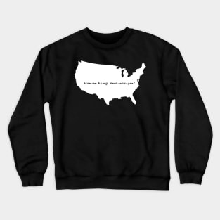 Black and white Crewneck Sweatshirt